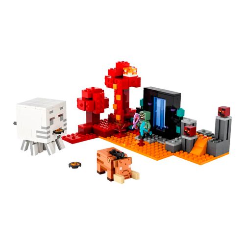 Lego Minecraft - La Emboscada En El Portal Del Nether