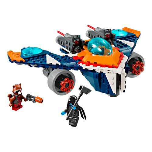 Lego marvel - warbird de rocket vs. ronan
