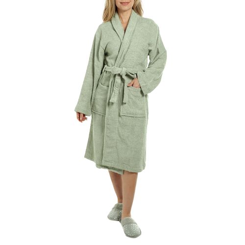 Bata unisex de algodón para baño