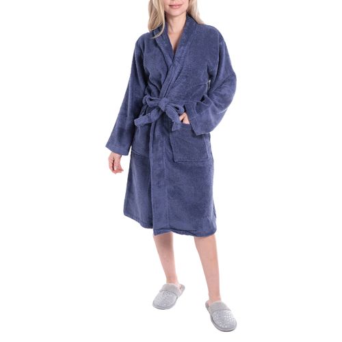 Bata zero twist unisex de algodón para baño