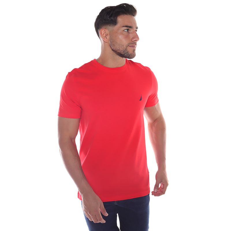 Camiseta basica roja hombre hotsell