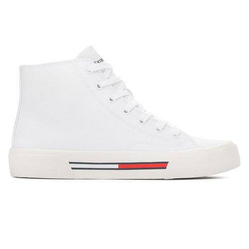Botín casual Tommy Hilfiger color blanco para mujer