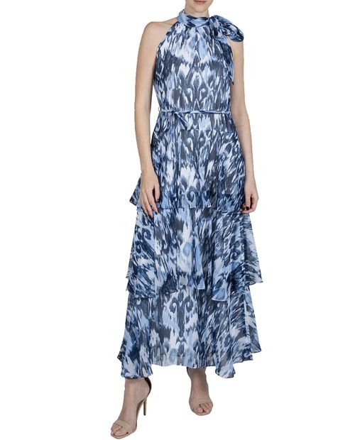 Vestido Julián And Jordán maxi estampado sin mangas para mujer