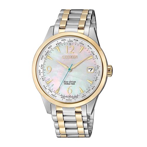 Reloj Citizen análogo metal bicolor para mujer