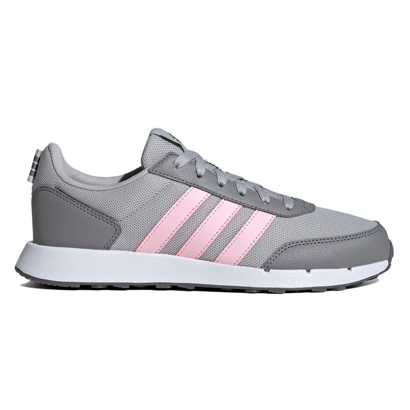 Zapato Adidas Run50S deportivo gris para mujer