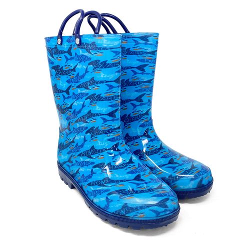 Bota para lluvia Josmo tiburones azul para niño