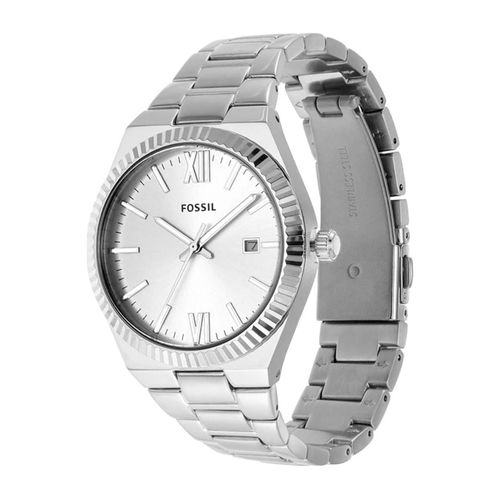 Reloj Fossil análogo metal plateado para dama