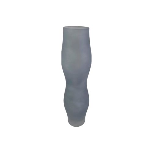 Jarrón decorativo gris 8.3x8.3x30 cm