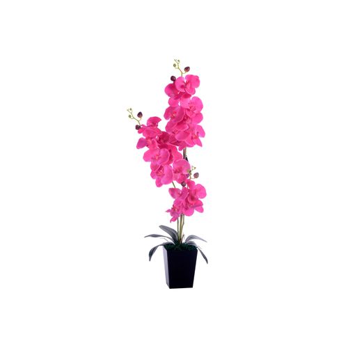 Orquídea artificial púrpura 90 cm