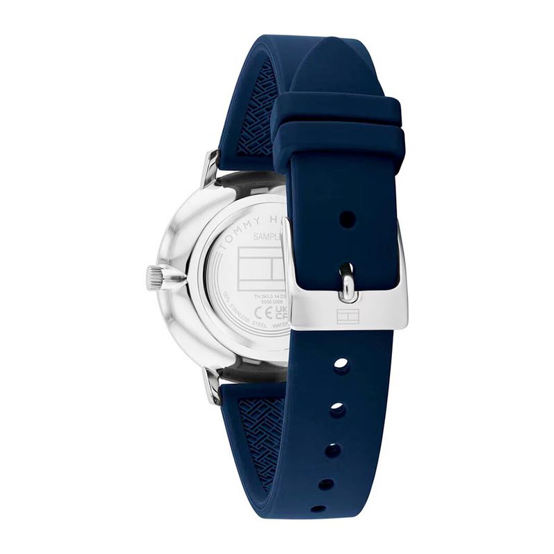 Reloj Tommy Hilfiger analogo silicon azul para mujer