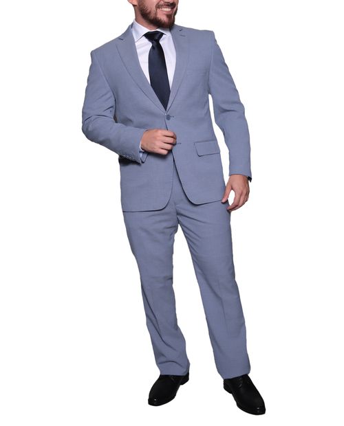 Traje de vestir classic fit celeste heather para hombre