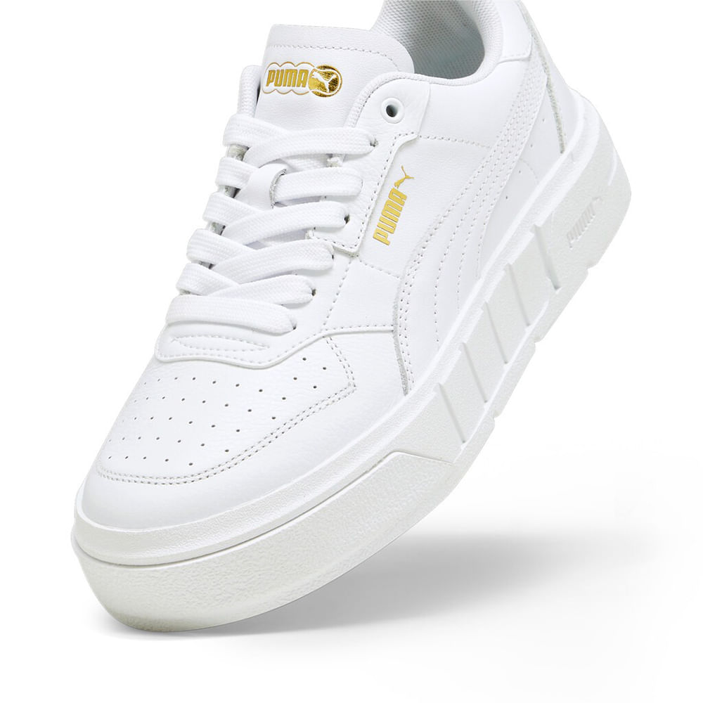 Zapato casual Puma Cali Court color blanco para mujer - Siman Guatemala