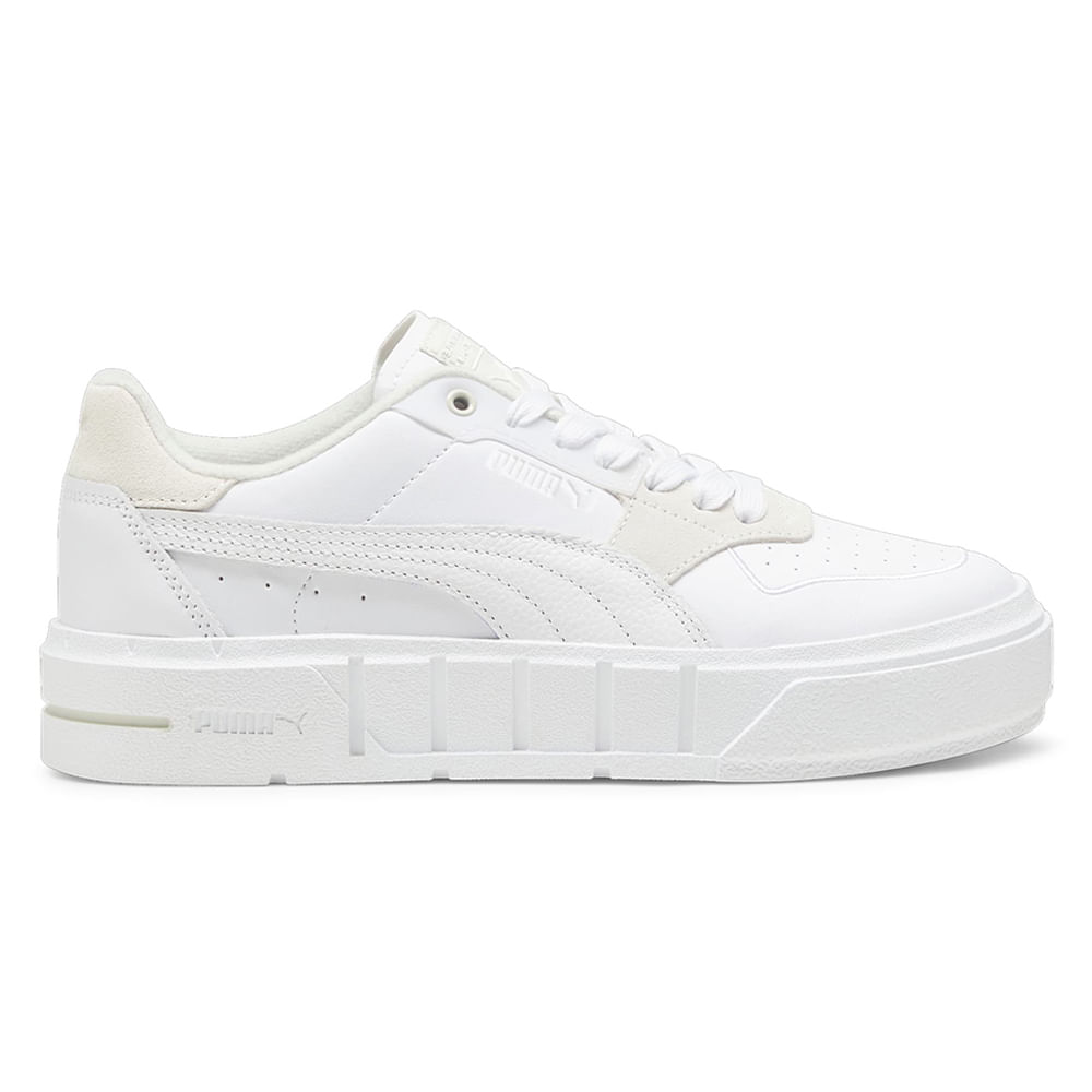 Zapato casual Puma Cali Court PureLuxe blanco para mujer - Siman Guatemala