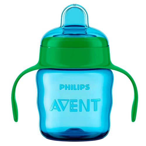 Vaso con boquilla azul 7 oz