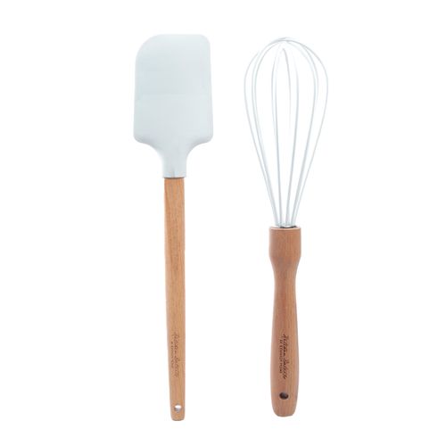 Set de 2 piezas espátula  y batidor de silicón