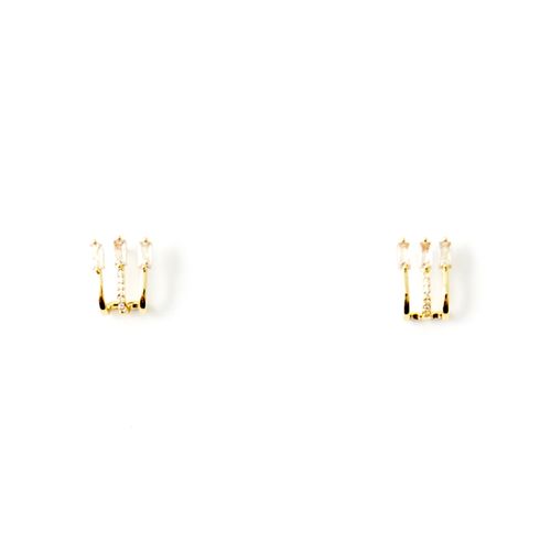 Aretes color dorado para mujer