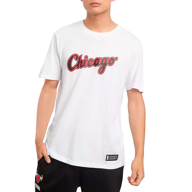 Camiseta deportiva blanca Bulls para hombre