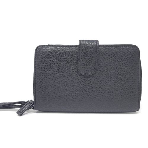 Billetera Mundi color negro para mujer