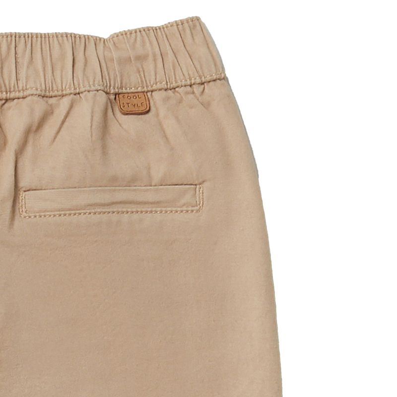 Pantalon-beige-solido-para-bebe-niño