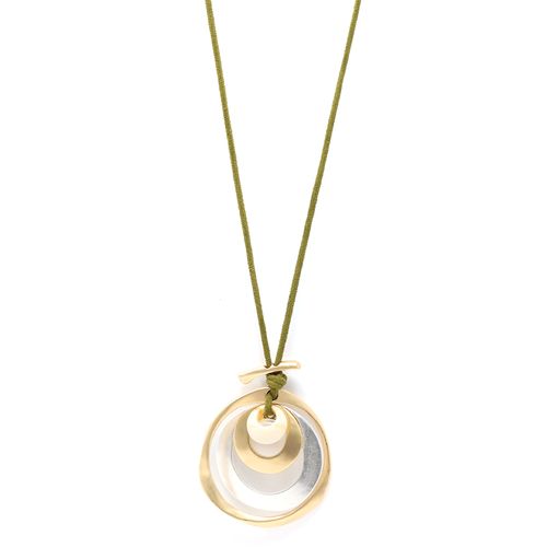 Collar multicolor 3mm-38" para mujer