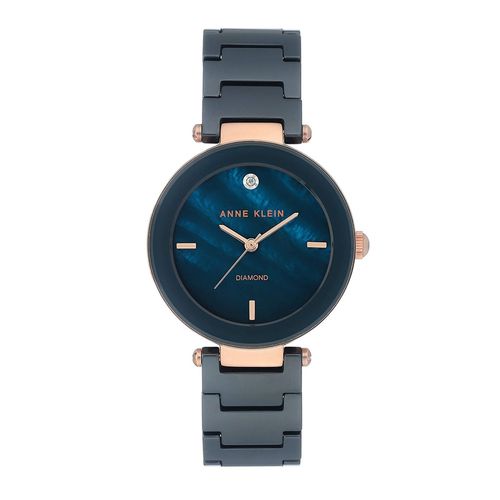 Reloj Anne Klein análogo metálico azul para mujer