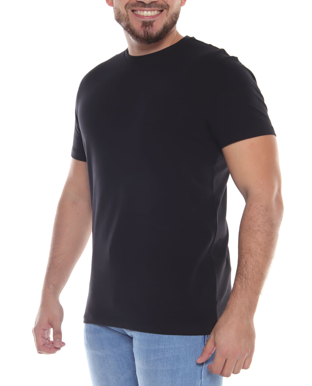CAMISETA REGULAR HOMBRE CASH NEGRO main image 1