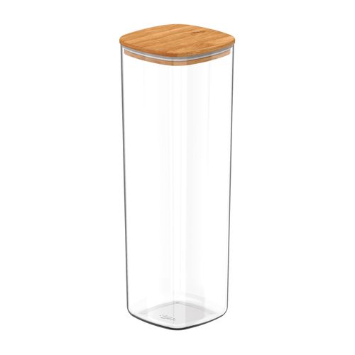 Canister con tapa de bambú hermético 2 litros