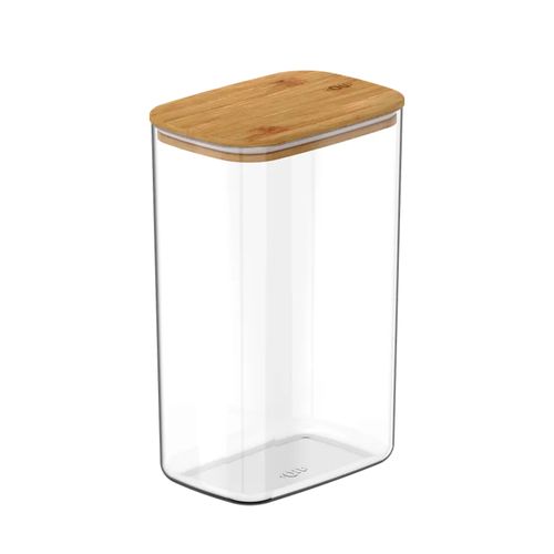 Canister con tapa de bambú  hermético 2.3  litros
