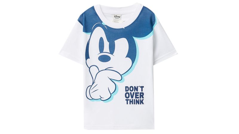Camiseta blanca mickey mouse sale