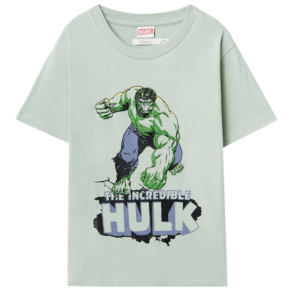 Camisas fashion de hulk para niños