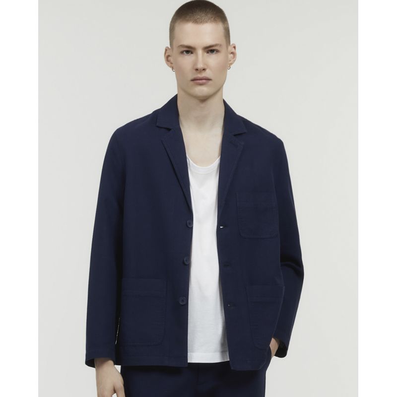 Sfera Chaqueta casual navy heather para hombre