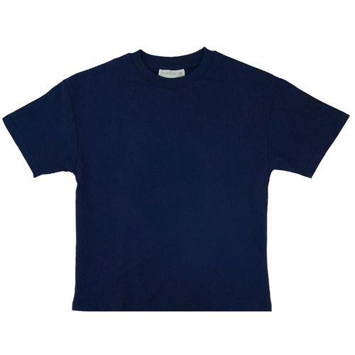 Camiseta azul sólido para niño