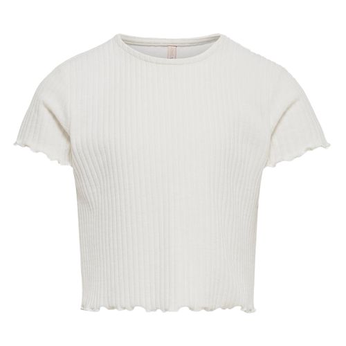 Blusa blanca sólido para niña