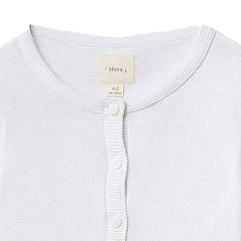 Sueter blanco niña sale
