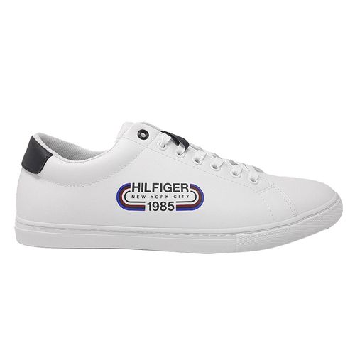 Zapato deportivo casual Tommy Hilfiger blanco para hombre