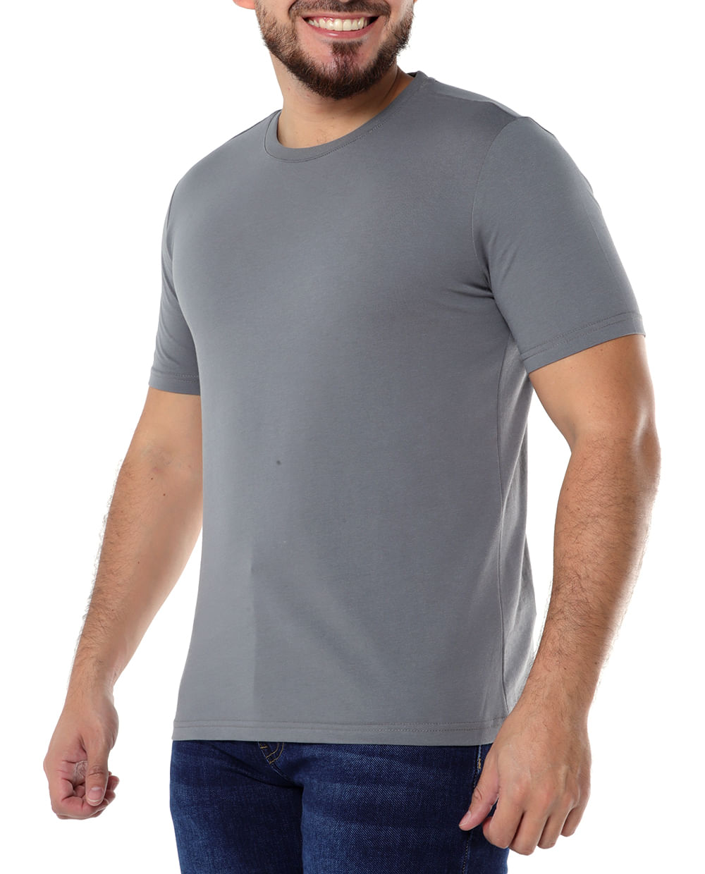 Camiseta De Manga Corta Cuello Redondo Casual Para Hombres | Meses Sin