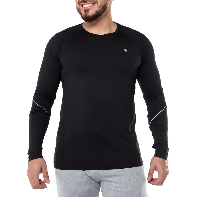 Camisas manga larga negras hotsell