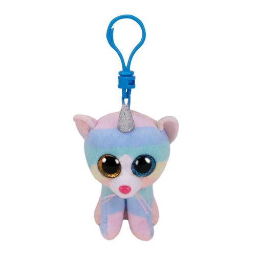 Ty beanie boos heather gato unicornio clip multicolor