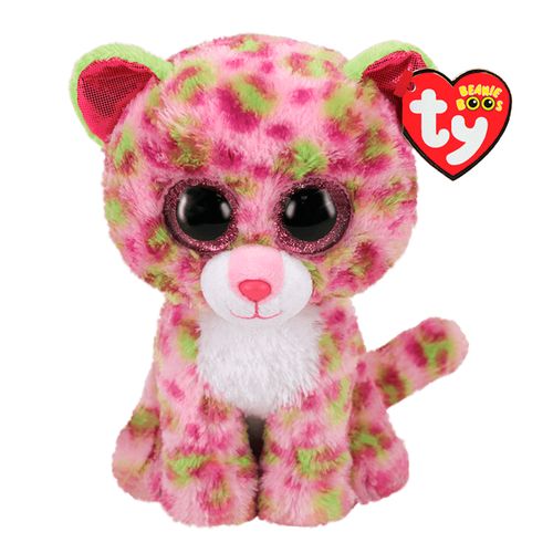 Ty beanie boos lainey leopard rosa regular