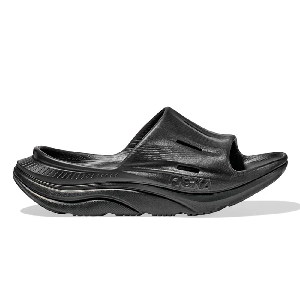 Sandalia Hoka Ora Recovery Slide 3 color negro para hombre - Siman El ...