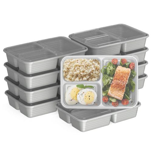 Set de depósitos de dos compartimientos 20 piezas
