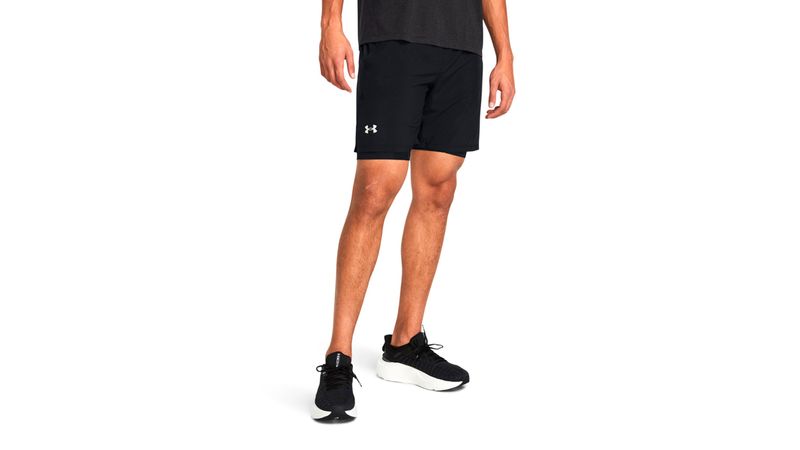 Short deportivo Under Armour negro para hombre