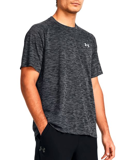 Camiseta deportiva gris heather Under Armour para hombre