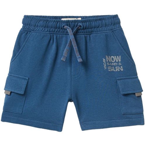 Short azul con estampado para niño