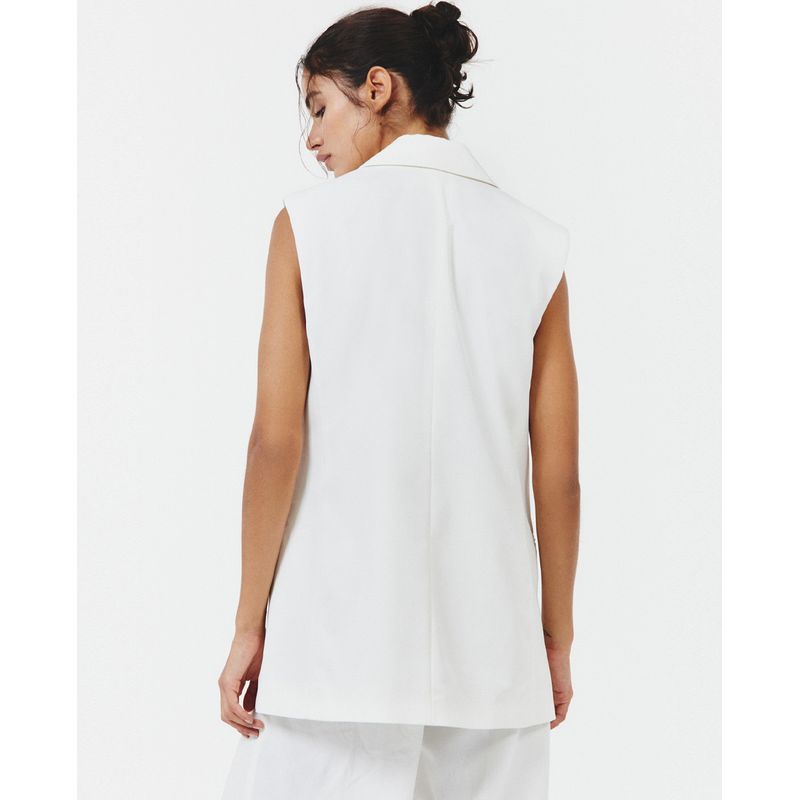 Chaleco Sfera blanco para mujer