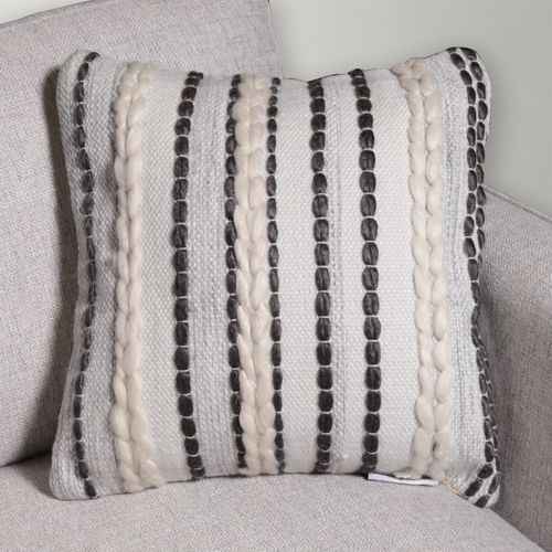 Cojín decorativo con textura 45x45 cm