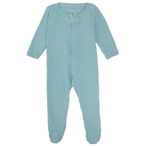 Pijama celeste sólido para bebé niño