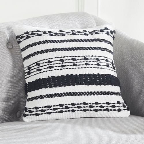Cojín decorativo con líneas 45x45 cm