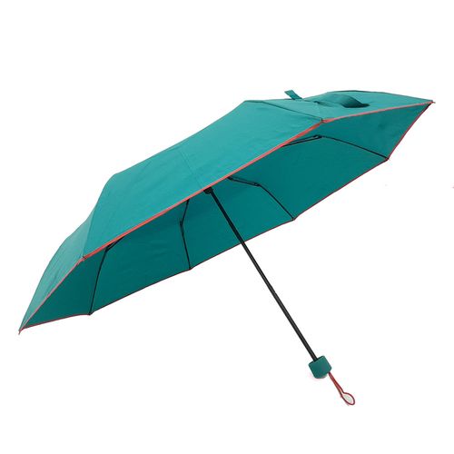 Sombrilla manual turquesa