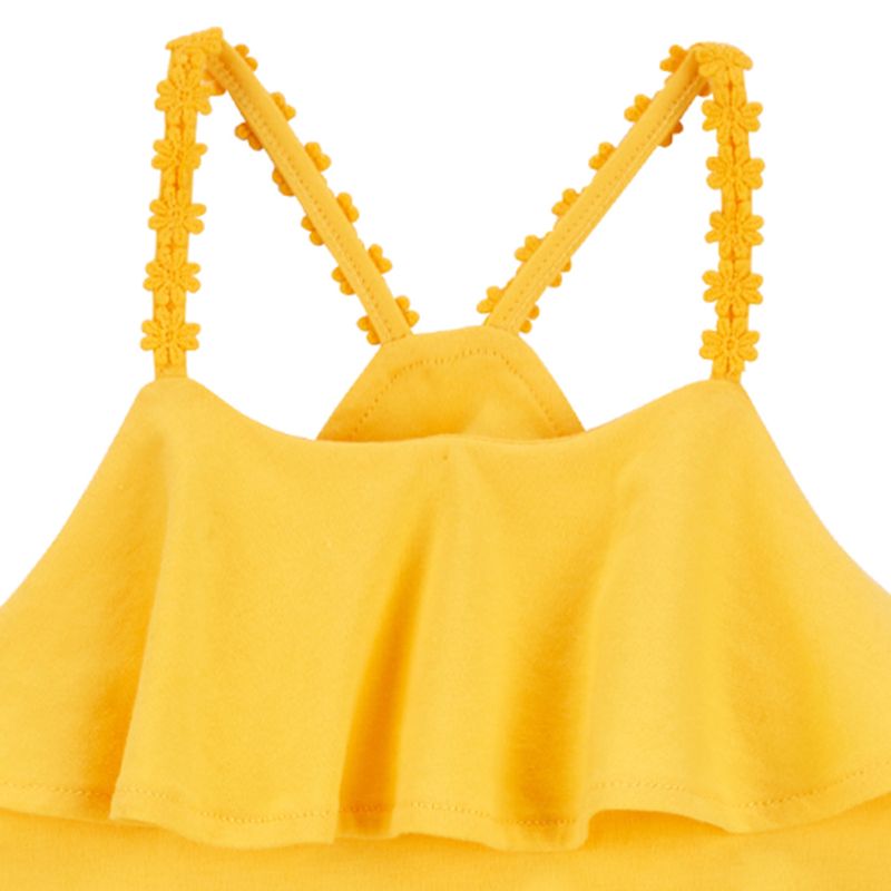 Blusa amarilla para niña hotsell